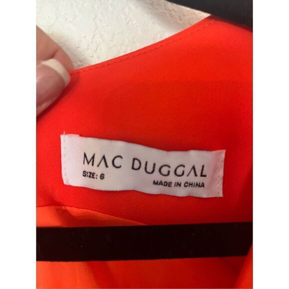 Mac Duggal SLEEVELESS CREPE MINI DRESS WITH BELT AND FRONT POCKETS New NWT - Picture 11 of 12